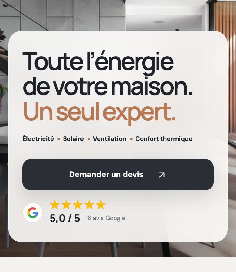 La page d’accueil de GM Concept sur téléphone, vue de près