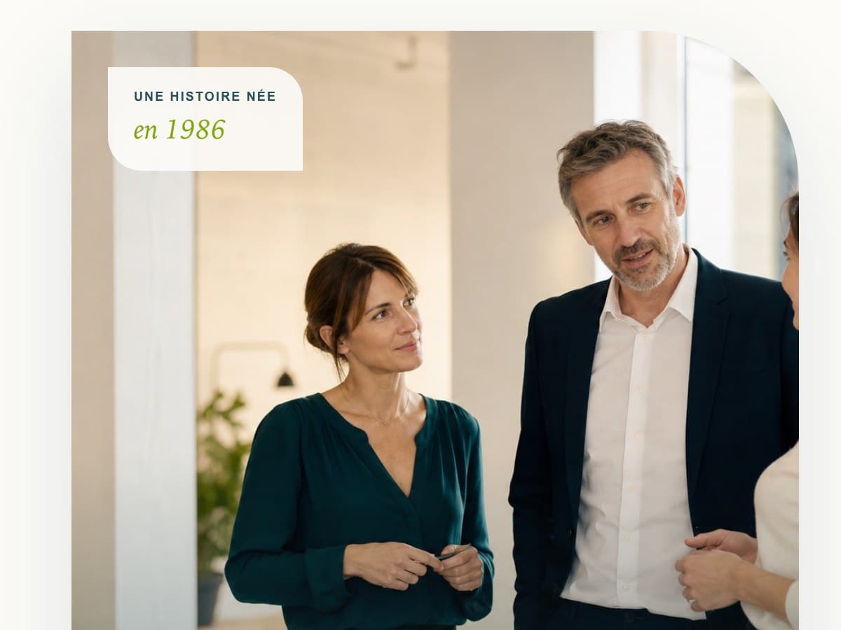 La photographie de la page d’accueil de Bureau VP et associés, vue de près